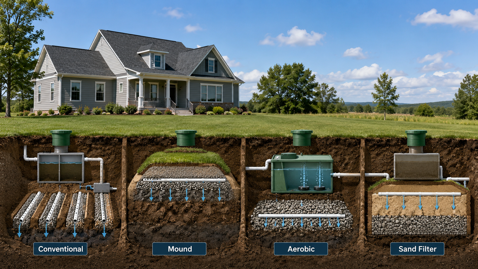The Pros and Cons of Different Septic System Types