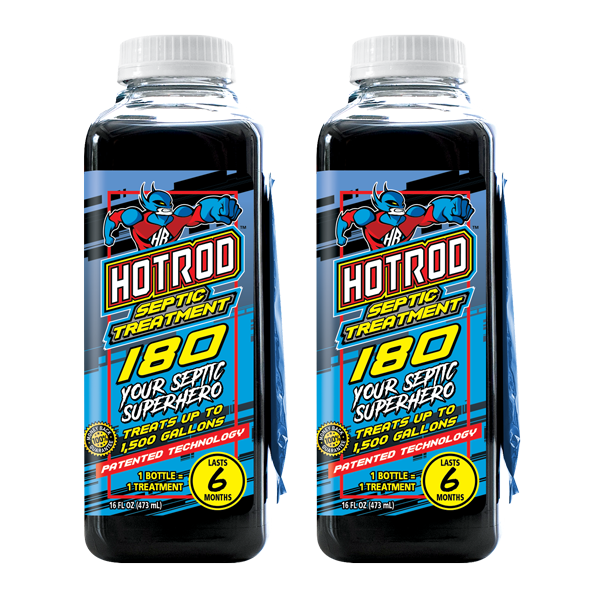 HOTROD Septic 180 2 pack - annual subscription for septic treatment